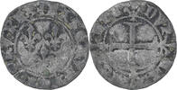 France Double Tournois Charles VI, Dijon, Billon, Gadoury:393 -