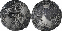 France Douzain aux deux H Henri III, Lyon, Billon, Gadoury:467 -