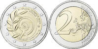 Grèce 2 Euro Jeux Olympiques, Athènes, Bimétallique, KM:239 -