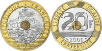 France 20 Francs Mont Saint Michel, Monnaie de Paris, BU -