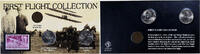 États-Unis Indian penny + Washington States Quarters First Flight Collection -
