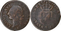 France Sol Louis XVI, Limoges, Cuivre, Gadoury:350, KM:578.7 -
