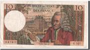 France 10 Francs Billet, 10 F 1963-1973 ''Voltaire'' -