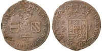 Pays-Bas espagnols 2 Liards Monnaie, NAMUR, Philip V of Spain, Namur -