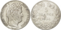 France 5 Francs Monnaie, Louis-Philippe, Paris, Argent, KM:749.1 -