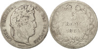 France 5 Francs Monnaie, Louis-Philippe, Strasbourg, Argent -