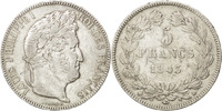France 5 Francs Monnaie, Louis-Philippe, Bordeaux, Argent -