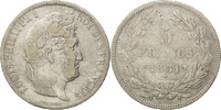 France 5 Francs Monnaie, Louis-Philippe, Lille, Argent, KM:745.13 -