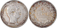 France 5 Francs Monnaie, Louis-Philippe, Paris, Argent, KM:735.1 -