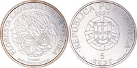 Portugal 5 Euro Lisbonne, Argent, KM:782 -