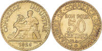 France 50 Centimes Monnaie, Chambre de commerce, Paris -