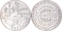 France 10 Euro Bretagne, Euros des régions, Bretagne, Argent -