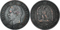 France 2 Centimes Monnaie, Napoleon III, Napoléon III, Lyon -