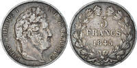 France 5 Francs Monnaie, Louis-Philippe, Bordeaux, Argent -
