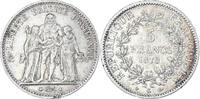 France 5 Francs Monnaie, Hercule, Bordeaux, Argent, Gadoury:745a -
