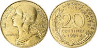 France 20 Centimes Monnaie, Marianne, Paris, Bronze-Aluminium -