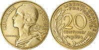 France 20 Centimes Monnaie, Marianne, Paris, Bronze-Aluminium -