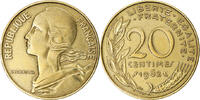 France 20 Centimes Monnaie, Marianne, Paris, Bronze-Aluminium -
