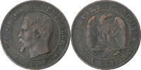 France 2 Centimes Monnaie, Napoleon III, Napoléon III, Strasbourg -