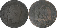 France 5 Centimes Monnaie, Napoleon III, Napoléon III, Lille -