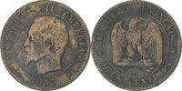 France 2 Centimes Monnaie, Napoleon III, Napoléon III, Strasbourg -