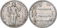 Polynésie française Franc Paris, Aluminium, KM:11 -