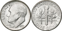 États-Unis Dime Roosevelt Dime, U.S. Mint, BU, Argent, KM:195 -