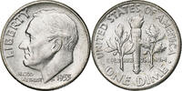 États-Unis Dime Roosevelt Dime, U.S. Mint, BU, Argent, KM:195 -