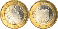 Finlande 5 Euro Province d'Åland, Vantaa, Bi-Metallic, KM:177 -
