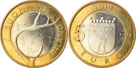 Finlande 5 Euro Provinces - Lapland, Vantaa, Bi-Metallic, KM:170 -