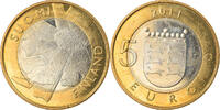 Finlande 5 Euro Ostrobothnia, Vantaa, Bi-Metallic, KM:171 -