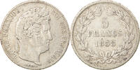 France 5 Francs Monnaie, Louis-Philippe, Strasbourg, Argent -