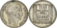 France 10 Francs Monnaie, Turin, Paris, Argent, Gadoury:801, KM:878 -