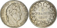 France 5 Francs Monnaie, Louis-Philippe, La Rochelle, Argent -
