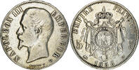 France 5 Francs Monnaie, Napoleon III, Napoléon III, Lyon, Argent -