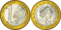 Royaume-Uni Euro Fantasy euro patterns, Proof, Bimétallique -