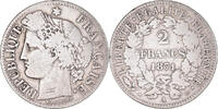 France 2 Francs Monnaie, Cérès, Paris, Argent, Gadoury:530 -