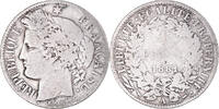 France Franc Monnaie, Cérès, Paris, 1 Franc, Argent, Gadoury:465a -