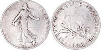 France 2 Francs Monnaie, Semeuse, Paris, Argent, Gadoury:532 -
