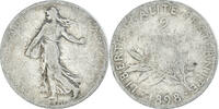 France 2 Francs Monnaie, Semeuse, Paris, Argent, Gadoury:532 -