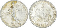 France 2 Francs Monnaie, Semeuse, Paris, Argent, Gadoury:532 -