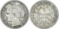 France 2 Francs Monnaie, Cérès, Paris, Argent, Gadoury:530 -