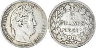 France 5 Francs Monnaie, Louis-Philippe, Marseille, Argent -
