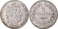 France 5 Francs Monnaie, Louis-Philippe, Lille, Argent -