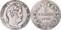 France 5 Francs Monnaie, Louis-Philippe, Lille, Argent -