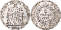 France 5 Francs Monnaie, Hercule, Paris, Argent, Gadoury:745a -
