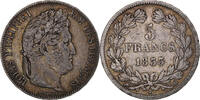 France 5 Francs Monnaie, Louis-Philippe, Strasbourg, Argent -