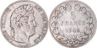 France 5 Francs Monnaie, Louis-Philippe, Strasbourg, Argent -