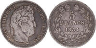 France 5 Francs Monnaie, Louis-Philippe, Lille, Argent -