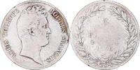 France 5 Francs Monnaie, Louis-Philippe, Lille, Sans le I, Argent -